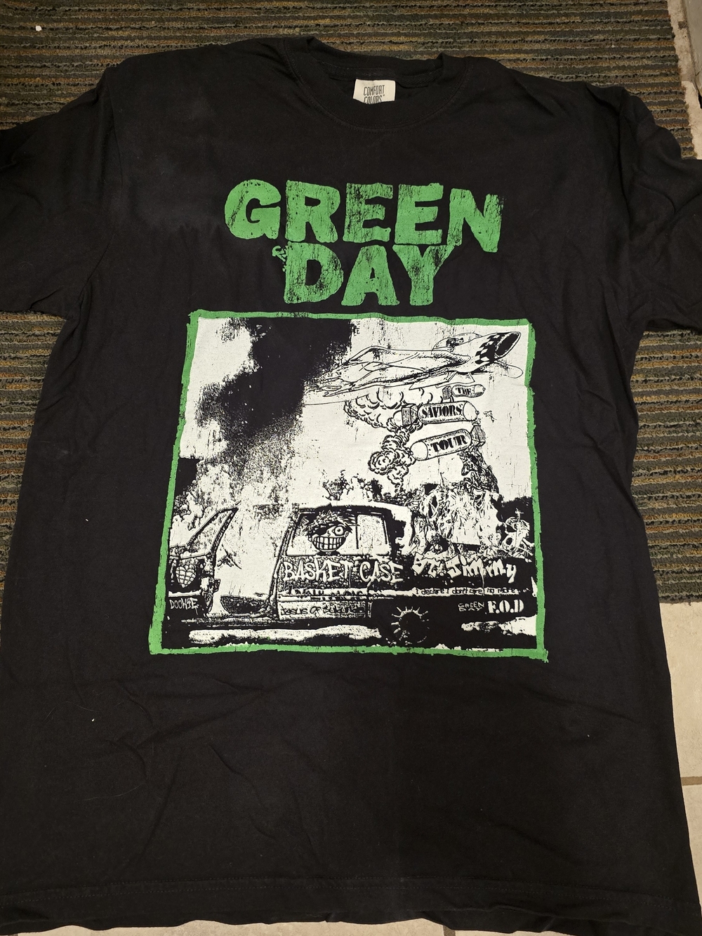 Green Day The Saviors Tour Official Merch Graphic Tee